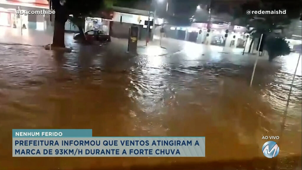 TEMPORAL COM VENTOS DE 93 KM/H CAUSA TRANSTORNO EM JUIZ DE FORA