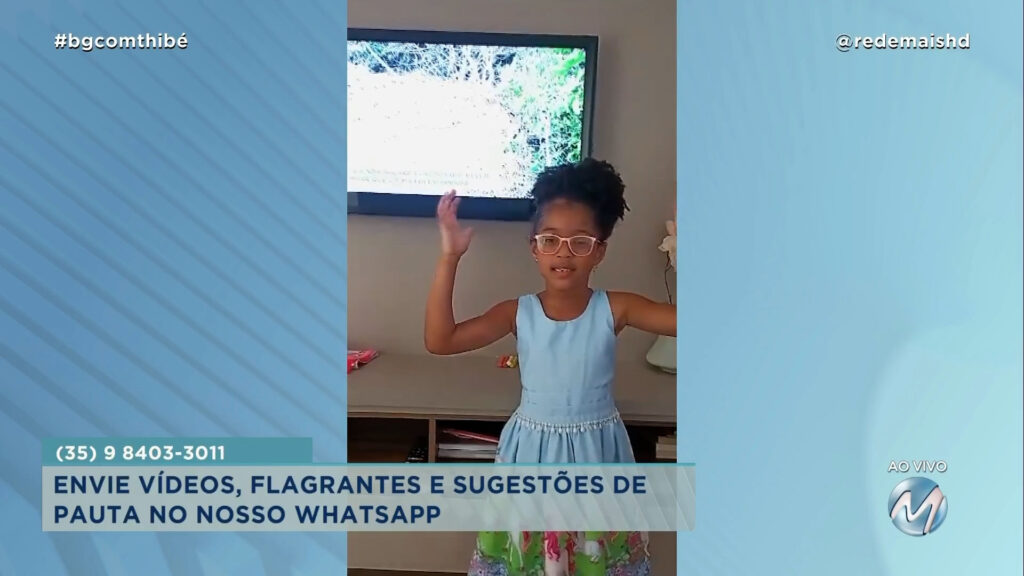 DIAS DAS CRIANÇAS: TELESPECTADORES GRAVAM VÍDEO PARA O BALANÇO GERAL