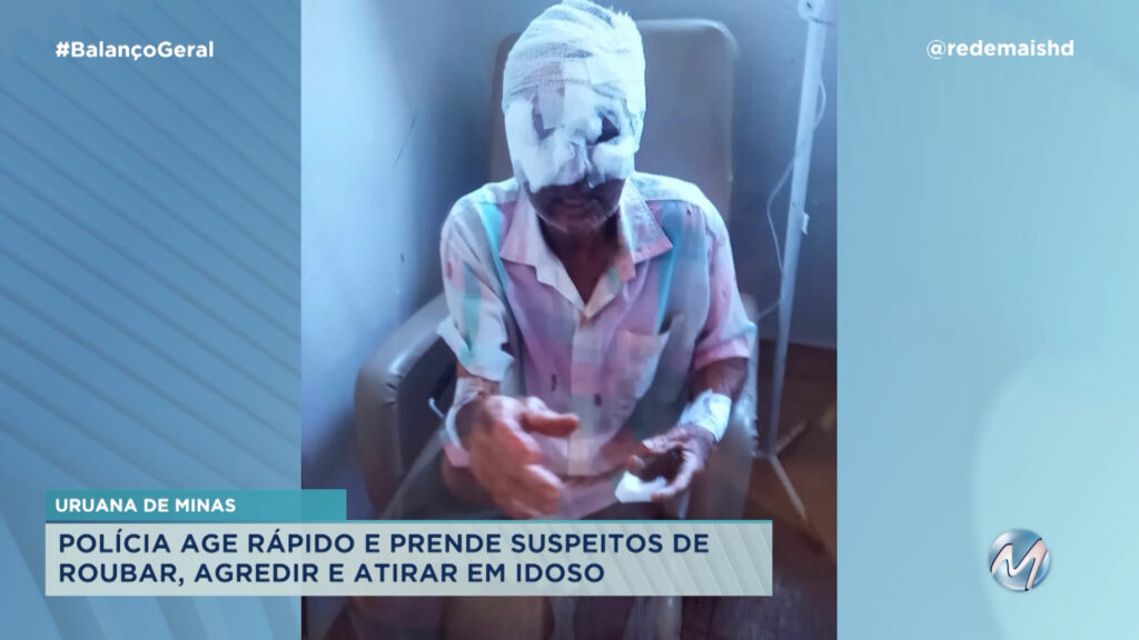 POLÍCIA AGE RÁPIDO E PRENDE SUSPEITOS DE ROUBAR, AGREDIR E ATIRAR EM IDOSO EM URUANA DE MINAS