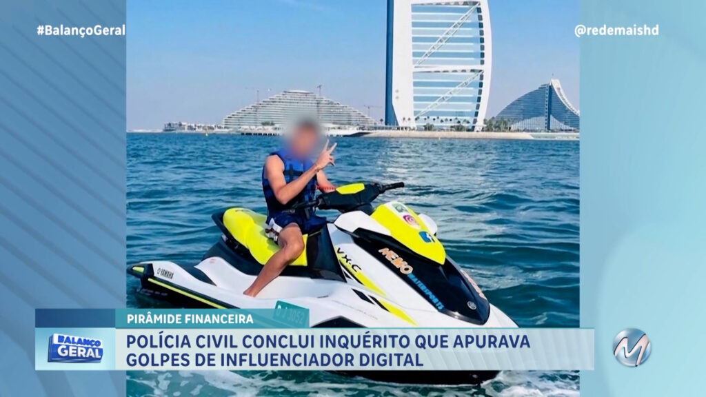 PIRÂMIDE FINANCEIRA: POLÍCIA CONCLUI INQUÉRITO QUE APURAVA GOLPES DE INFLUENCIADOR DIGITAL EM VÁRZEA DA PALMA