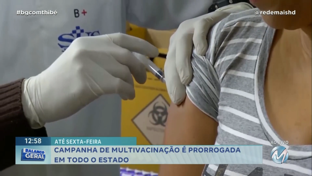 CAMPANHA DE MULTIVACINAÇÃO É PRORROGADA EM MINAS GERAIS