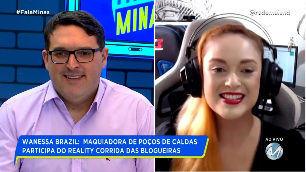 WANESSA BRAZIL:  MAQUIADORA DE POÇOS DE CALDAS PARTICIPA DO REALITY CORRIDA DAS BLOGUEIRAS