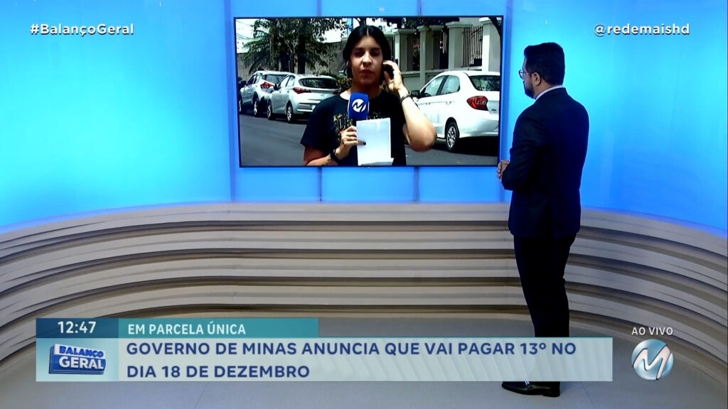 GOVERNO DE MINAS ANUNCIA QUE VAI PAGAR 13º NO DIA 18 DE DEZEMBRO