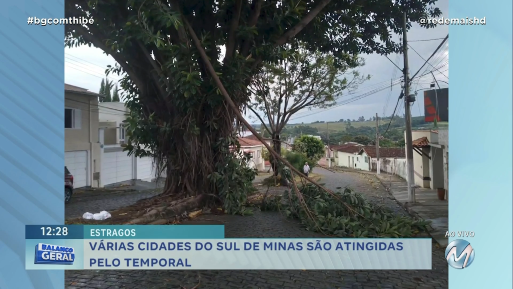 CHUVA FORTE NESTE FERIADO MATA PEDREIRO E CAUSA TRANSTORNO EM CIDADES NO SUL DE MINAS