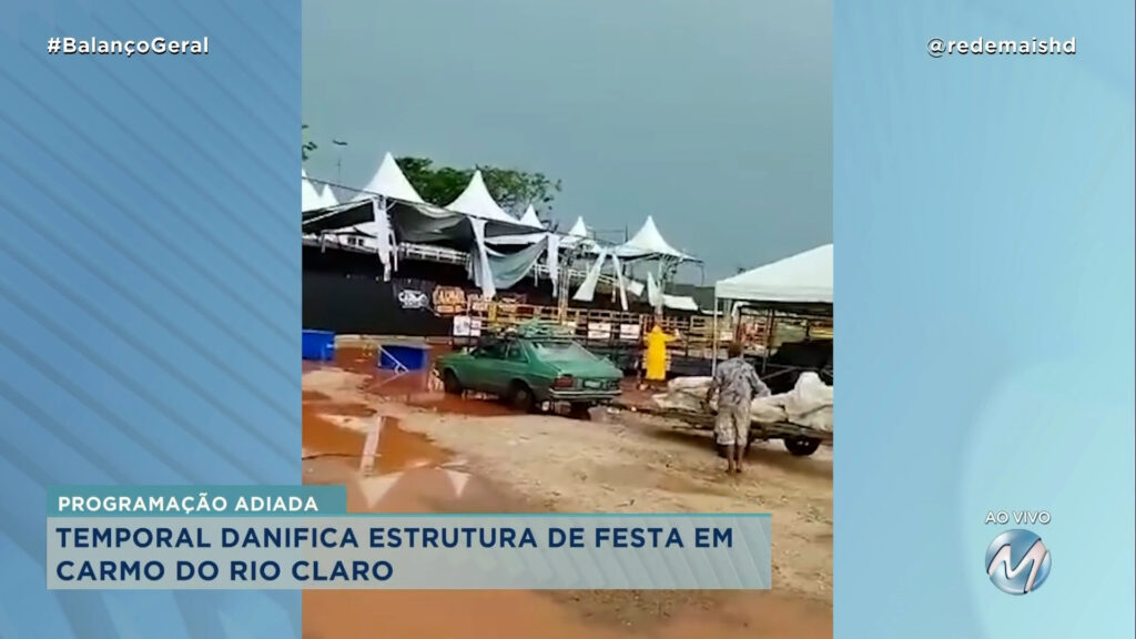 SHOW DE CANTORA SERTANEJA FAMOSA É CANCELADO APÓS TEMPORAL DESTRUIR ESTRUTURA DE FESTA