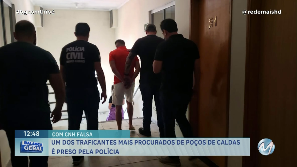 UM DOS TRAFICANTES MAIS PROCURADOS DE POÇOS DE CALDAS É PRESO PELA POLÍCIA CIVIL