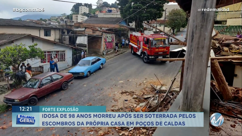 EXPLOSÃO POÇOS: IDOSA MORRE SOTERRADA PELOS ESCOMBROS EM EXPLOSÃO E POLÍCIA VAI INVESTIGAR