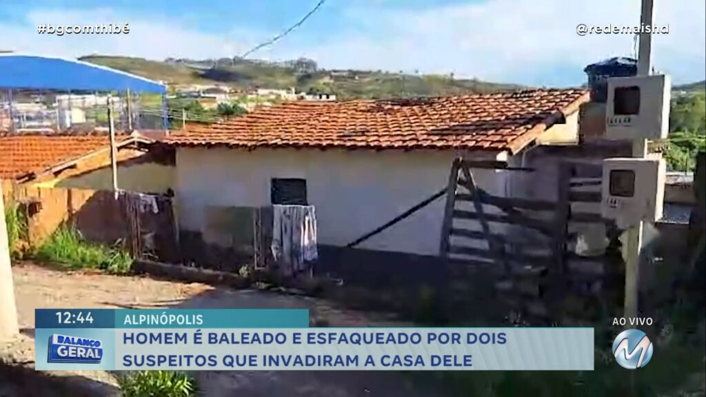 DISCUSSÃO EM CLUBE: HOMEM É BALEADO E ESFAQUEADO POR DOIS SUSPEITOS EM ALPINÓPOLIS