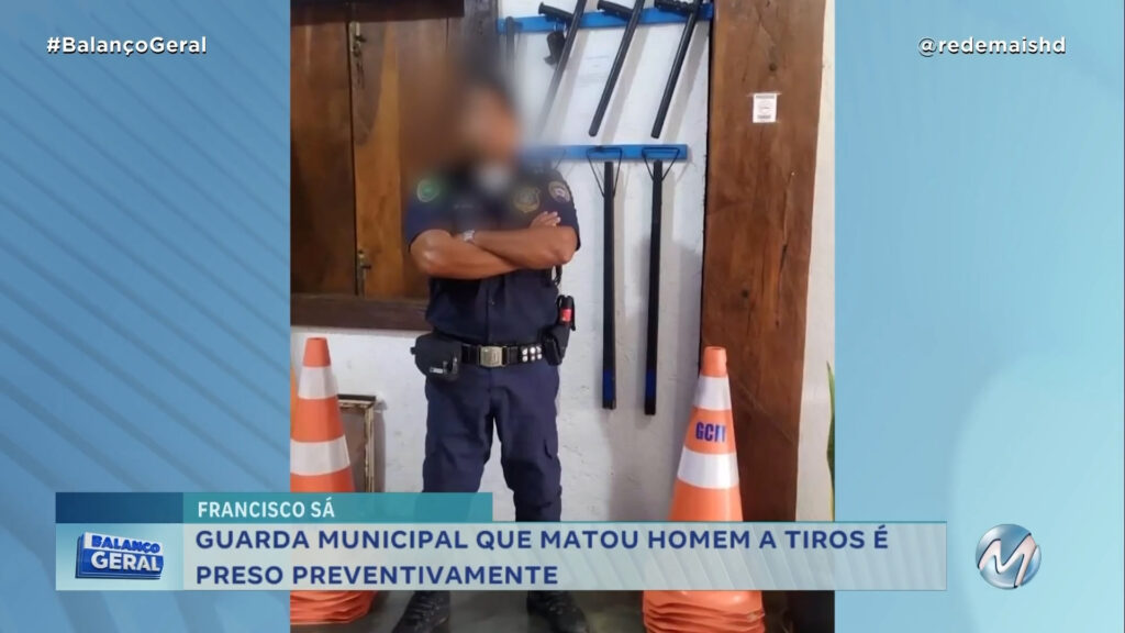 GUARDA MUNICIPAL QUE MATOU HOMEM A TIROS É PRESO PREVENTIVAMENTE