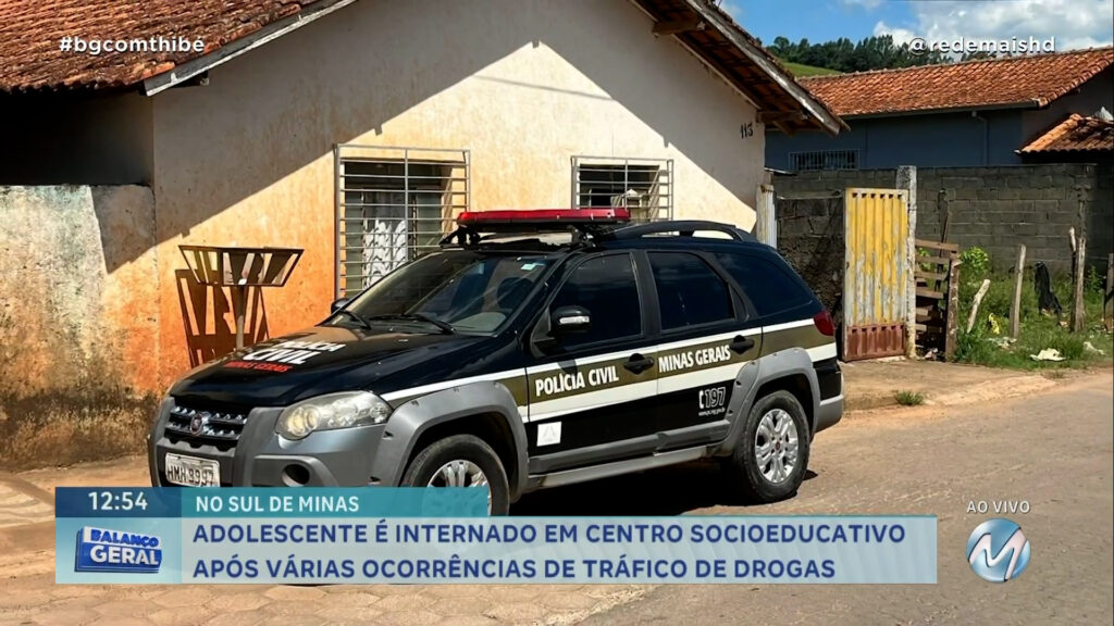 ADOLESCENTE É INTERNADO EM CENTRO SOCIOEDUCATIVO APÓS VÁRIAS OCORRÊNCIAS DE TRÁFICO DE DROGAS