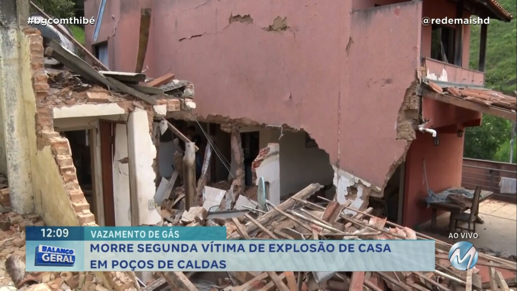 MORRE SEGUNDA VÍTIMA DE EXPLOSÃO DE CASA EM POÇOS DE CALDAS