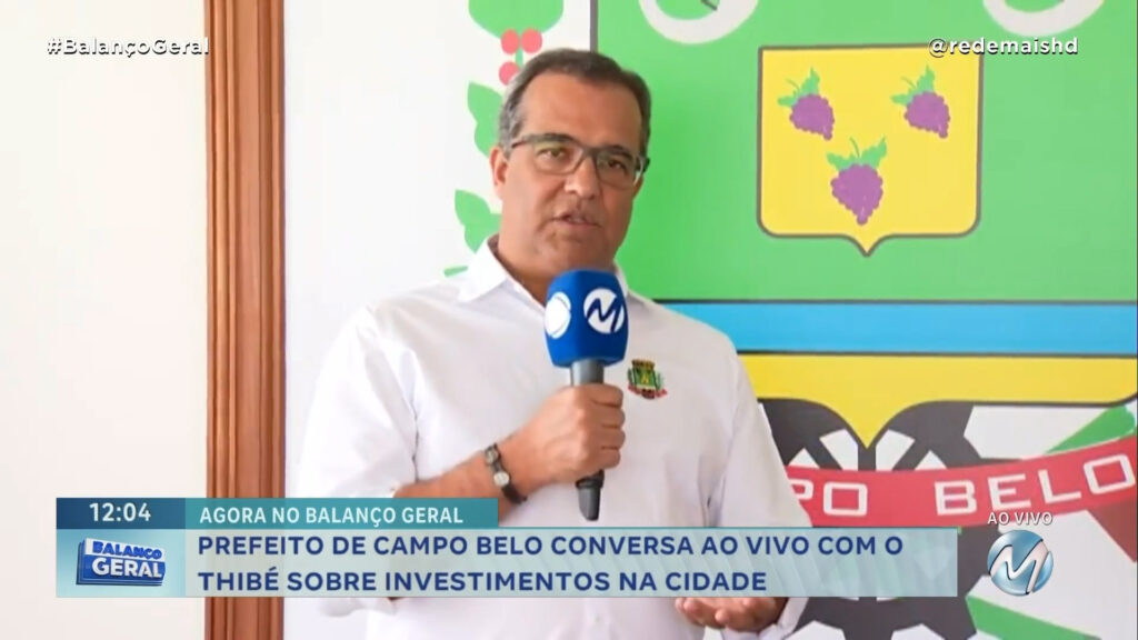 AO VIVO: PREFEITO DE CAMPO BELO CONVERSA COM O THIBÉ SOBRE INVESTIMENTOS NA CIDADE