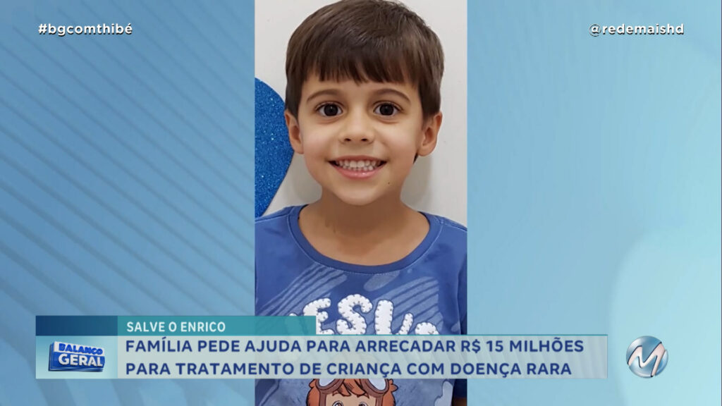 CASO ENRICO: FAMÍLIA DE VARGINHA LUTA PARA CONSEGUIR R$ 15 MILHÕES