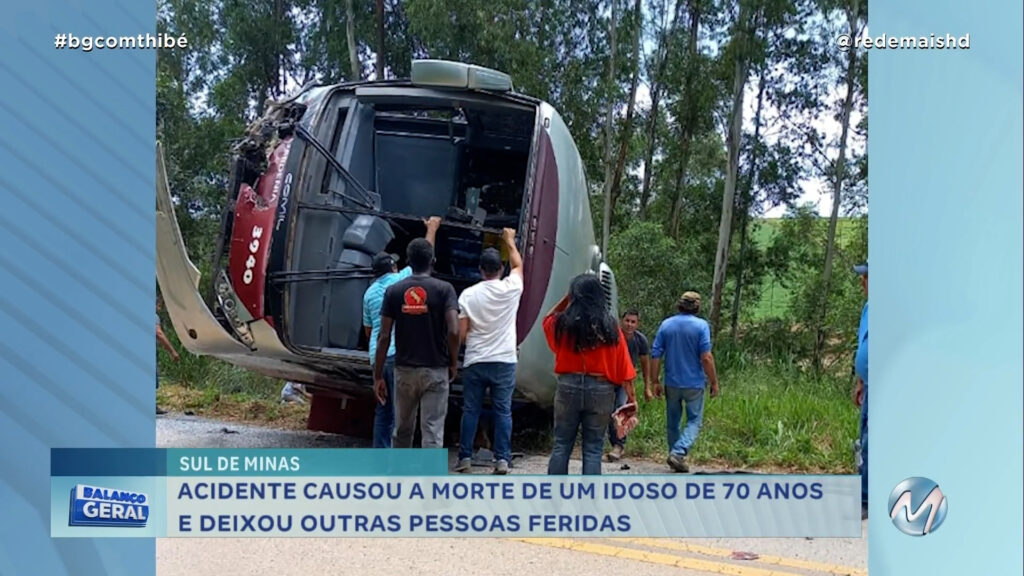 SUL DE MG: CONTINUAM INTERNADAS 9 VÍTIMAS DE ACIDENTE ENTRE ÔNIBUS E CAMINHONETE