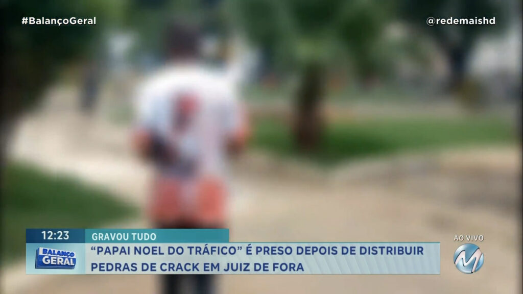 “PAPAI NOEL DO TRÁFICO” É PRESO DEPOIS DE DISTRIBUIR PEDRAS DE CRACK