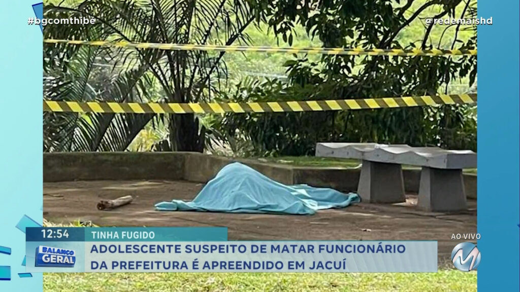 ADOLESCENTE SUSPEITO DE MATAR FUNCIONÁRIO DA PREFEITURA É APREENDIDO EM JACUÍ