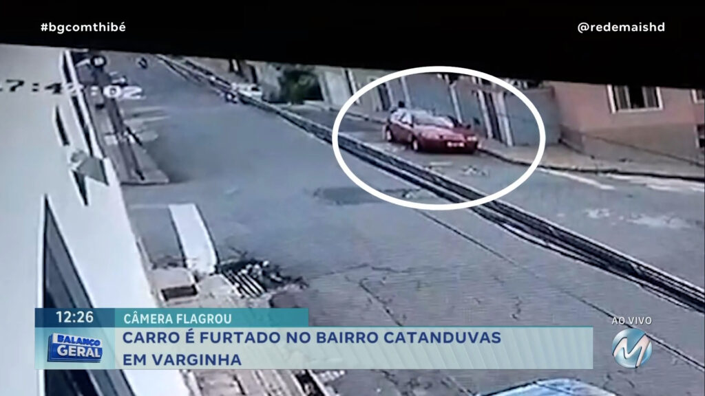 LADRÃO É FLAGRADO ENTRANDO PELO PORTA-MALAS: FURTO DE CARRO EM VARGINHA