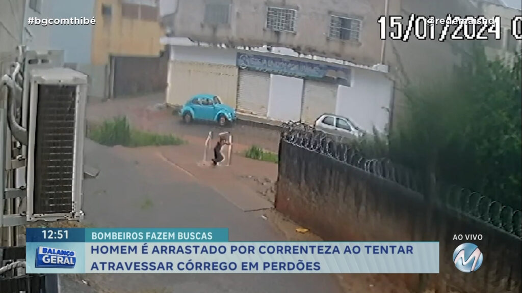 SEGUNDO DIA DE BUSCAS: HOMEM DESAPARECE AO TENTAR ATRAVESSAR CÓRREGO EM PERDÕES