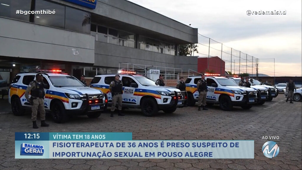 EM POUSO ALEGRE: FISIOTERAPEUTA DE 36 ANOS É PRESO SUSPEITO DE IMPORTUNAÇÃO SEXUAL