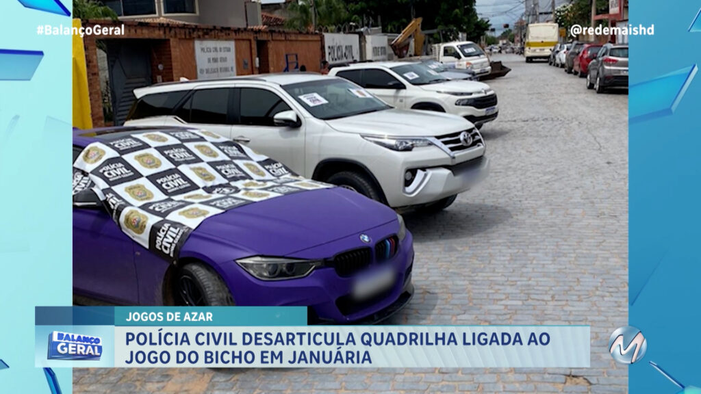 EM JANUÁRIA:  POLÍCIA CIVIL DESARTICULA QUADRILHA LIGADA AO JOGO DO BICHO