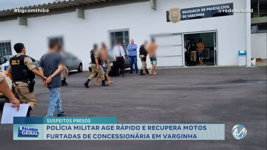 POLÍCIA SEGUE NAS BUSCAS DOS TRÊS ÚLTIMOS SUSPEITOS DE FURTO DE CONCESSIONÁRIA EM VARGINHA