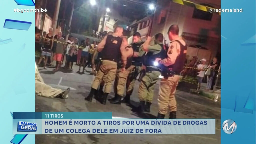 HOMEM É MORTO A TIROS POR UMA DÍVIDA DE DROGAS DE UM COLEGA DELE EM JUIZ DE FORA