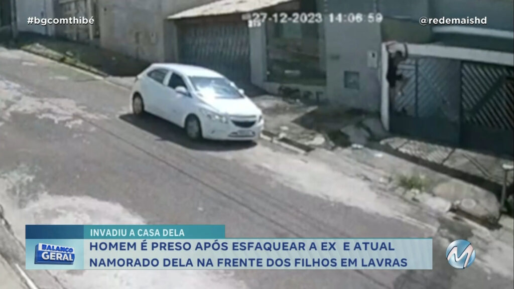 HOMEM ESFAQUEIA A EX-COMPANHEIRA E O ATUAL NAMORADO DELA EM LAVRAS