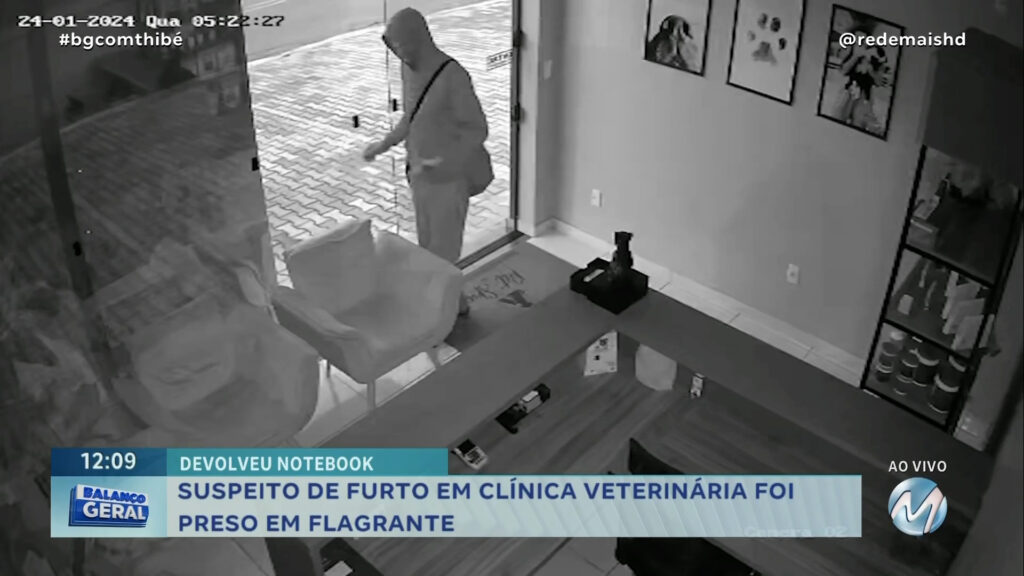 CLÍNICA VETERINÁRIA EM VARGINHA É ALVO DE CRIMINOSOS EM VARGINHA