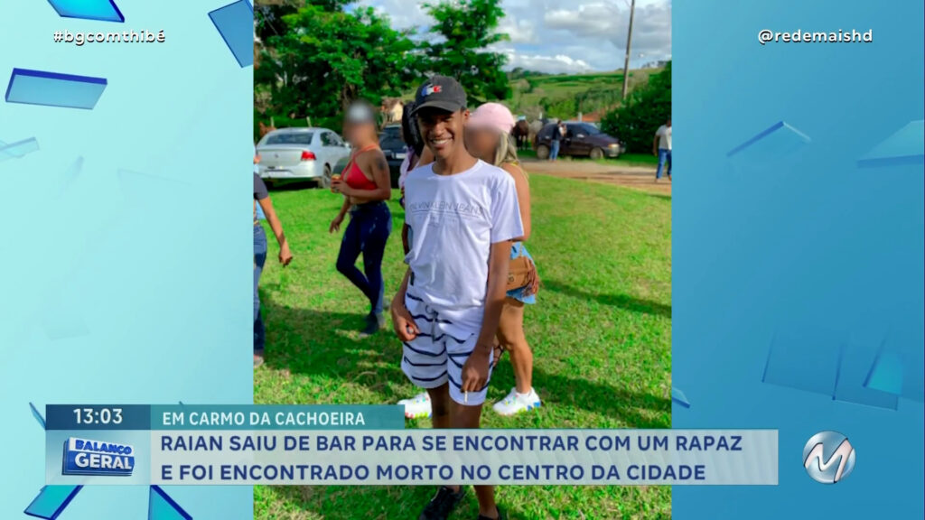 JOVEM É ASSASSINADO A PEDRADAS EM RUA NO CENTRO DE CARMO DA CACHOEIRA