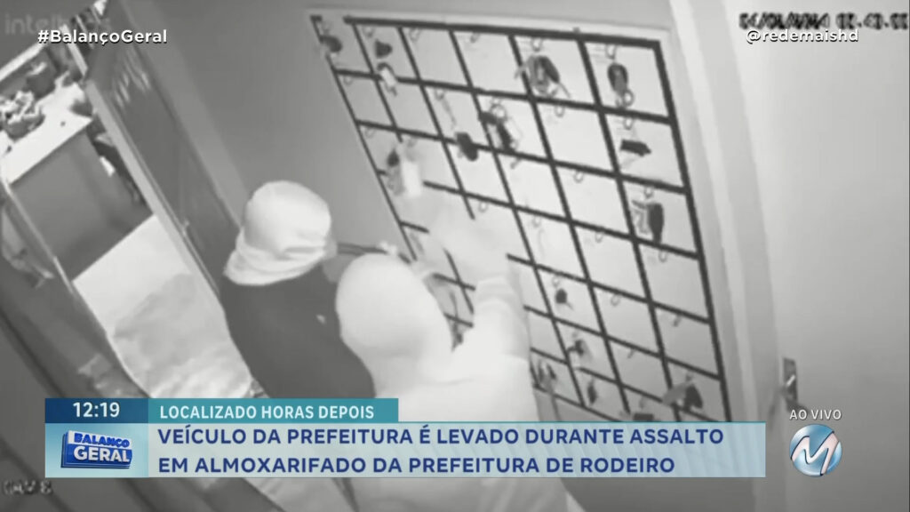 DOIS VIGIAS DA PREFEITURA DE RODEIRO VIRAM REFÉNS DURANTE ASSALTO EM ALMOXARIFADO