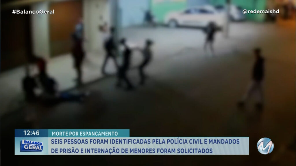 FLAGRANTE: RAPAZ É BRUTALMENTE AGREDIDO NO CENTRO DE NOVA RESENDE