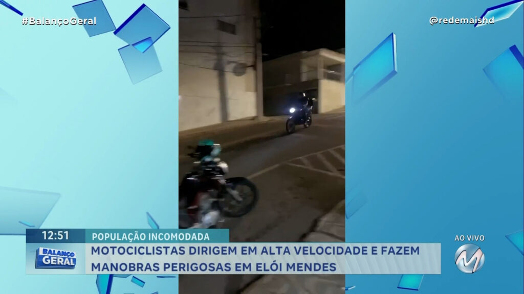 DEBOCHOU DA PM: MOTOCICLISTA É DETIDO EM ELÓI MENDES APÓS FAZER MANOBRAS PERIGOSAS