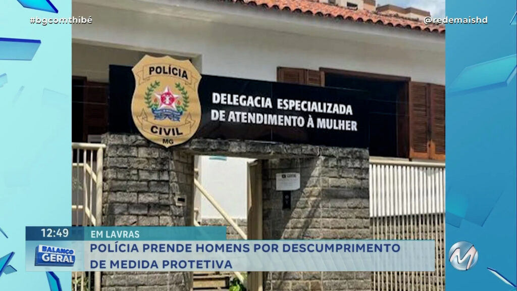 POLÍCIA PRENDE HOMENS POR DESCUMPRIMENTO DE MEDIDA PROTETIVA