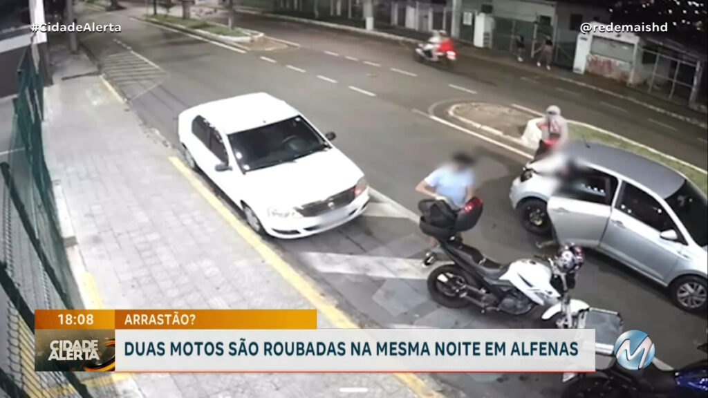 LADRÕES TOCAM O TERROR E ROUBAM DUAS MOTOS NA MESMA NOITE EM ALFENAS