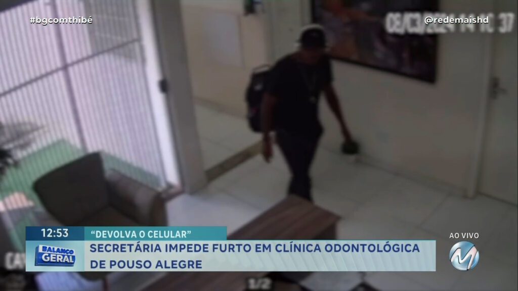 SECRETÁRIA IMPEDE FURTO EM CLÍNICA ODONTOLÓGICA DE POUSO ALEGRE