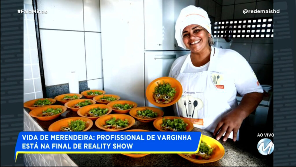 “VIDA DE MERENDEIRA”: PROFISSIONAL DE VARGINHA ESTÁ NA FINAL DE REALITY SHOW