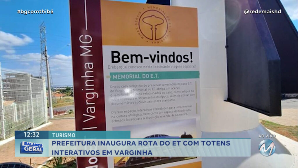 PREFEITURA INAUGURA ROTA DO ET COM TOTENS INTERATIVOS EM VARGINHA