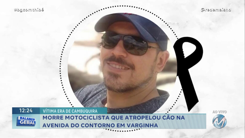 MORRE MOTOCICLISTA QUE ATROPELOU CÃO NA AVENIDA DO CONTORNO