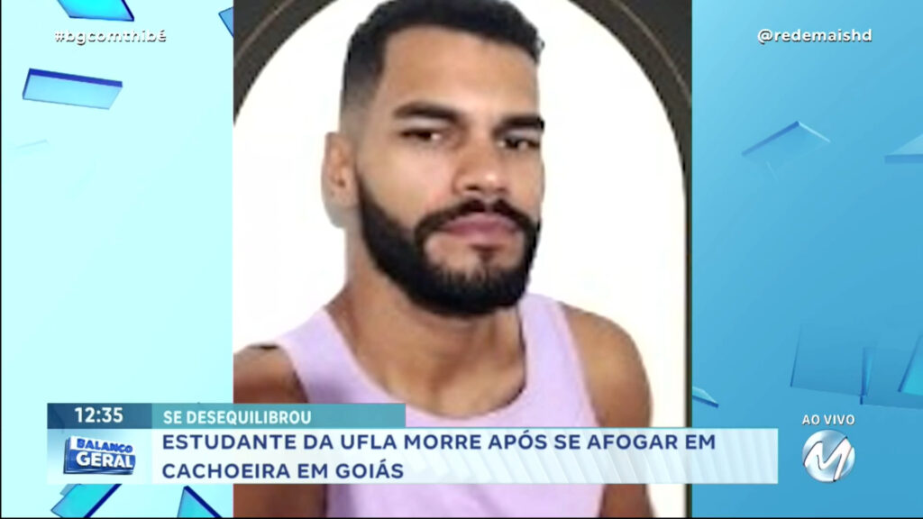 ESTUDANTE DA UFLA MORRE AFOGADO EM CACHOEIRA