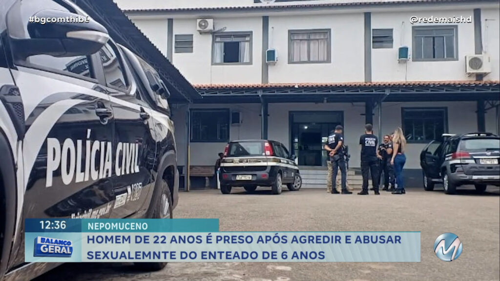 HOMEM É PRESO APÓS AGREDIR E ABUSAR SEXUALMENTE DO ENTEADO