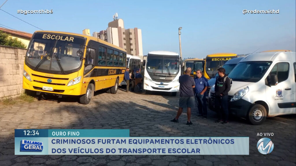 FURTO EM ÔNIBUS ESCOLARES DEIXA 1.200 ALUNOS SEM TRANSPORTE PARA A ESCOLA