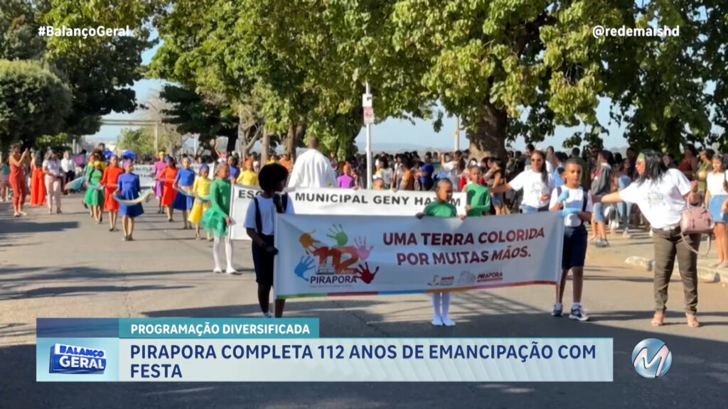 PIRAPORA COMEMOROU 112 ANOS DE EMANCIPAÇÃO