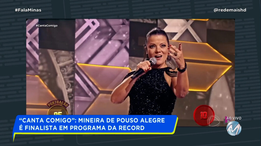 “CANTA COMIGO”: MINEIRA DE POUSO ALEGRE É FINALISTA EM PROGRAMA DA RECORD