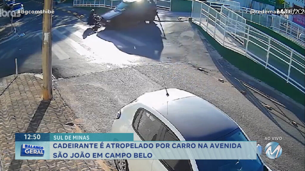 CADEIRANTE É ATROPELADO POR CARRO EM CAMPO BELO