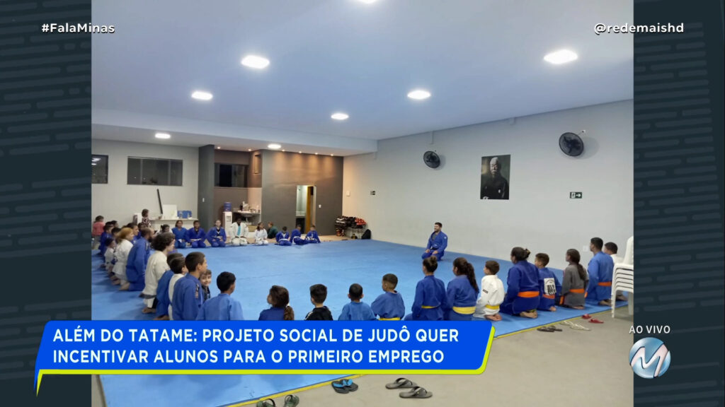 “MEU PRIMEIRO EMPREGO”: PROJETO SOCIAL DE JUDÔ PREPARA ALUNOS DENTRO E FORA DO TATAME