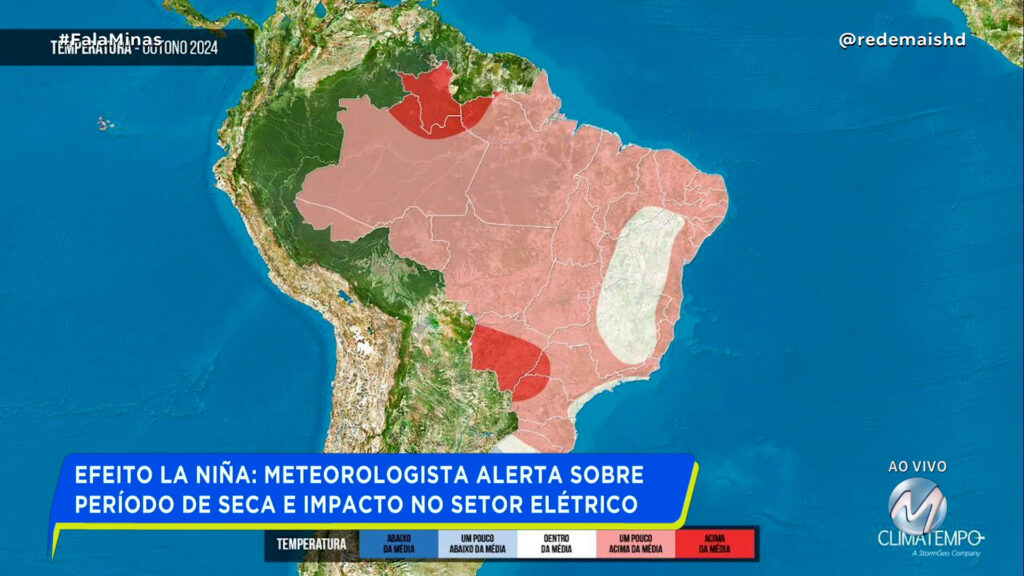 EFEITO LA NIÑA: METEOROLOGISTA ALERTA SOBRE PERÍODO DE SECA E IMPACTO NO SETOR ELÉTRICO