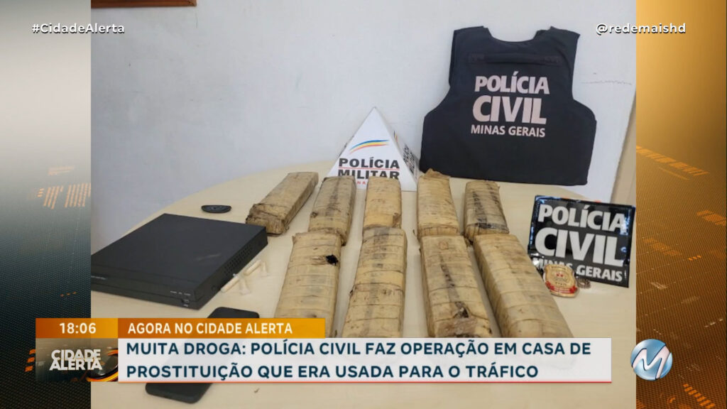 MUITA DROGA: POLÍCIA FAZ OPERAÇÃO EM CASA DE PROSTITUIÇÃO QUE ERA USADA PARA O TRÁFICO