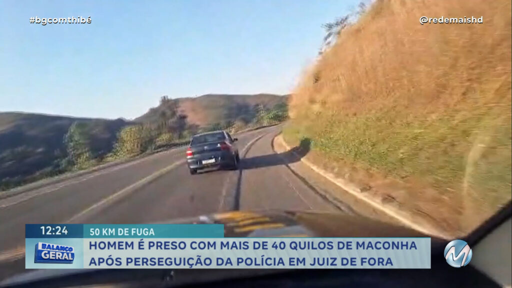 HOMEM É PRESO COM MAIS DE 40 QUILOS DE MACONHA