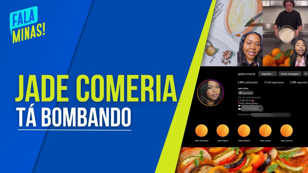 JADE COMERIA: CONHEÇA A INFLUENCER QUE FAZ SUCESSO COM REVIEWS DE COMIDA SEM DESLUMBRE