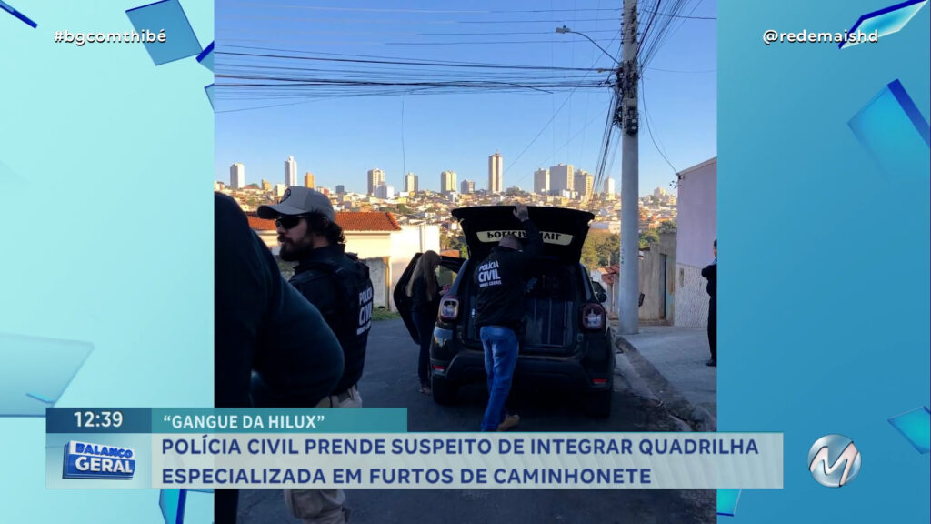 SUL DE MINAS: POLÍCIA PRENDE SUSPEITO DE INTEGRAR QUADRILHA ESPECIALIZADA EM FURTOS DE CAMINHONETE